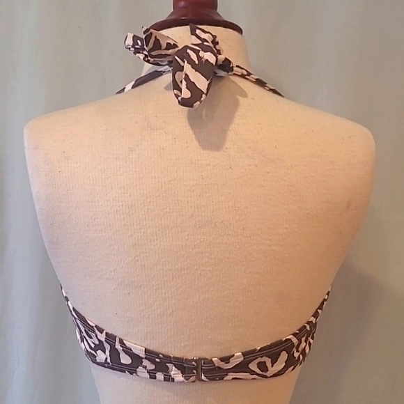 Ann Taylor LOFT swim bikini halter top szM - Picture 2 of 3